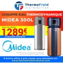 Chauffe-eau thermodynamique Midea 300 L