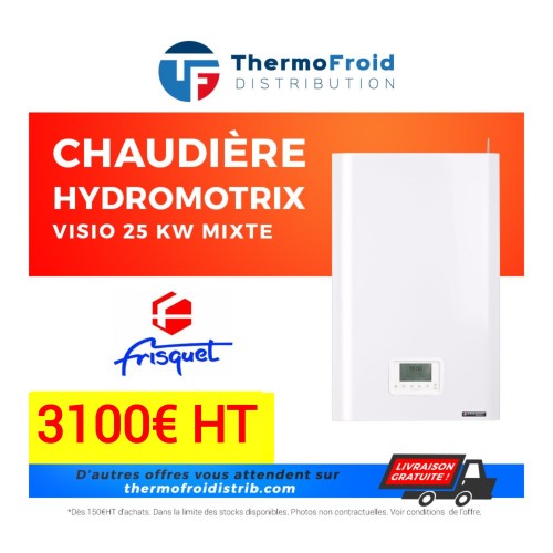 Chaudières HYDROMOTRIX Visio 25 kW condens Mixte