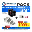 Pack chambre froide positive 3M3 0/+5°C