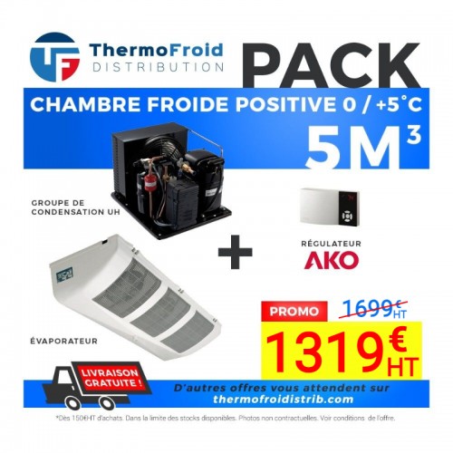 Pack Chambre Froide positive 5M3 - Thermofroid Distribution Thermofroid Distribution