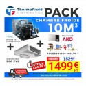 Pack chambre froide positive 10M3 0/+5°C