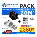 Pack chambre froide positive 20M3 0/+5°C